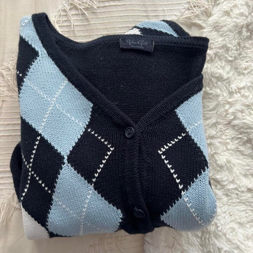 Brandy Melville/John Galt Plaid Cropped Top